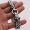 Viking WolfHead Stainless Steel Bracelet Nordic Wolf Head Personality Trendy Mens Accessory 5