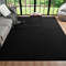 Large Soft Black Living Room Carpet NonSlip Rectangular Floor Rug For Childrens Play Mat Home Dec 0