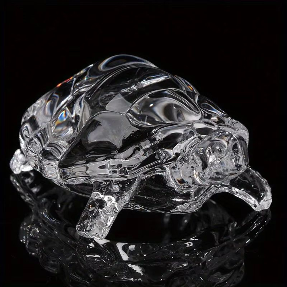 Crystal Turtle Ornament  Mini Lucky Turtle Statue For Home Office  Desk Decoration 1