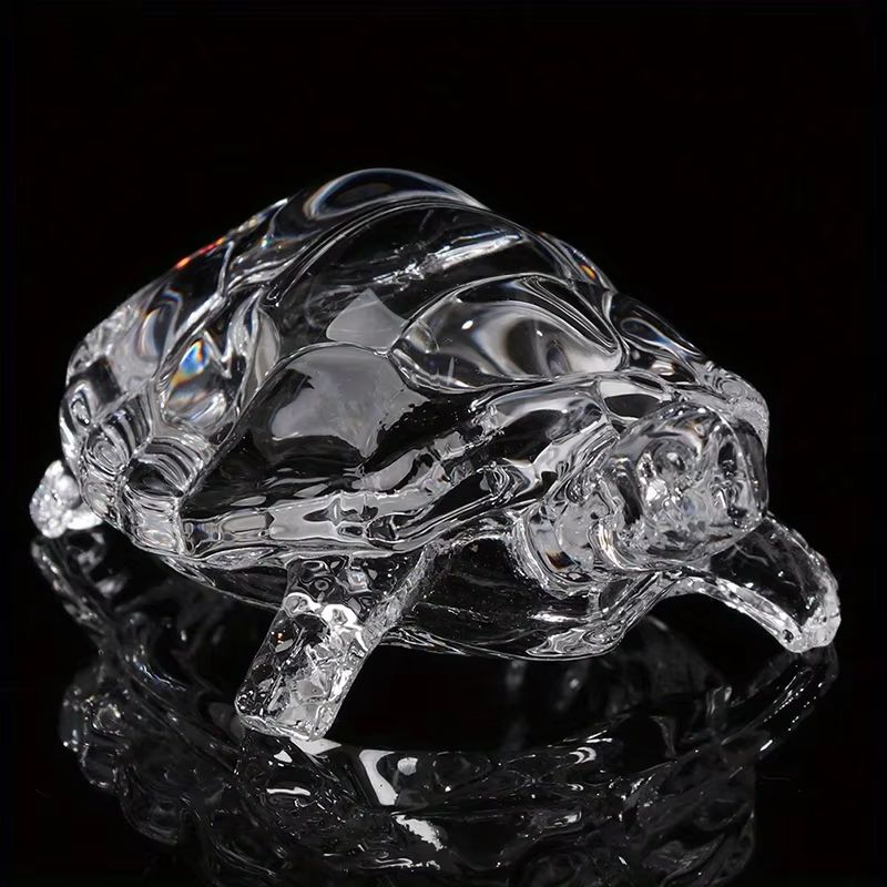 Crystal Turtle Ornament  Mini Lucky Turtle Statue For Home Office  Desk Decoration 1