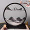 3D Moving Sand Art Picture Round Glass Deep Sea Sandscape Hourglass Quicksand Craft For Office Hom 10