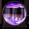 3D Moving Sand Art Picture Round Glass Deep Sea Sandscape Hourglass Quicksand Craft For Office Hom 6