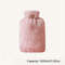 1L2L PVC Plush Hot Water Bottle LeakProof LargeCapacity Bed Abdomen Warmer With Soft Cover For Cr 9
