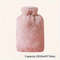 1L2L PVC Plush Hot Water Bottle LeakProof LargeCapacity Bed Abdomen Warmer With Soft Cover For Cr 8