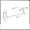 White Plastic Towel Rack Cabinet Door Mounted Towel Bar With Multiple Hooks For Kitchen Bathroom 7