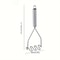 Stainless Steel Wave Potato Masher Durable Kitchenware For Vegetables Fruit Puree 3