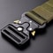 Tactical Belt Quick Release Outdoor Military Belt Soft Real Nylon Sports Accessory Unisex Black Be 5