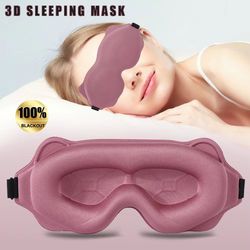 3d sleeping mask block out light | soft padded sleep mask for eyes – slaapmasker eye shade blindfold sleeping aid