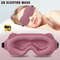 3D Sleeping Mask Block Out Light Soft Padded Sleep Mask For Eyes Slaapmasker Eye Shade Blindfold 0