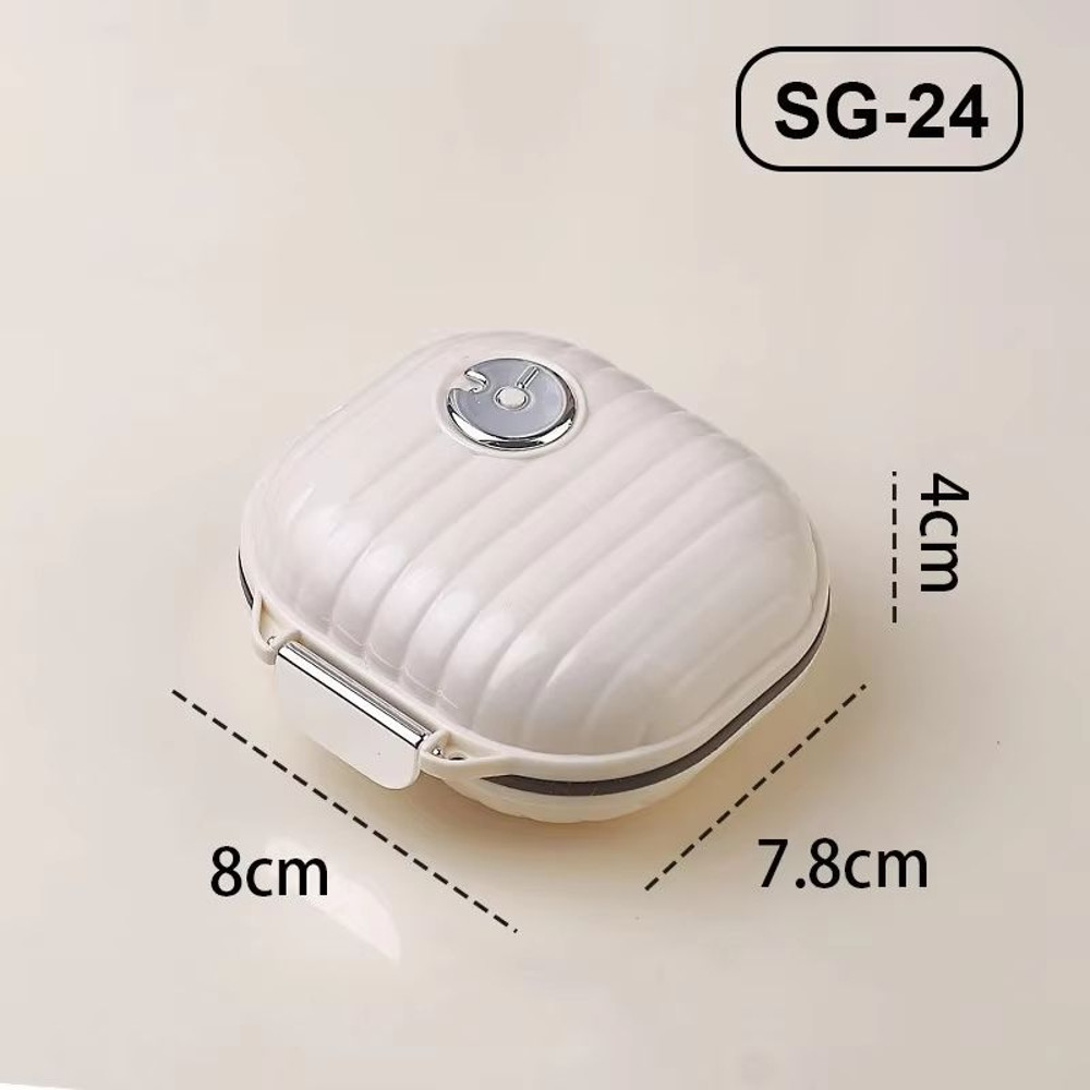 7Day Portable Pill Box Sealed Mini Storage Box For Weekly Medicine Pills 7
