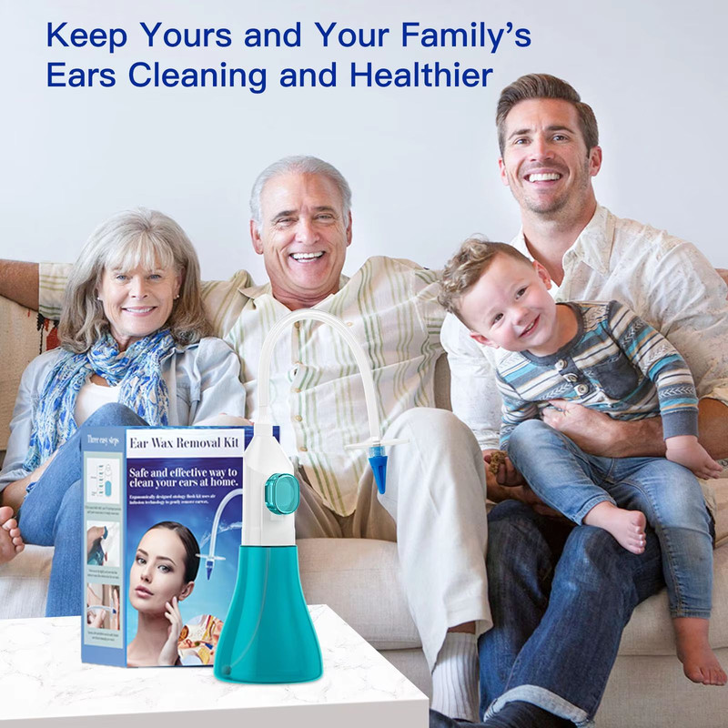 Manual Ear Irrigation Flushing System  Ear Wax Removal Kit Safe  Effective Ear Water Cleaning 4