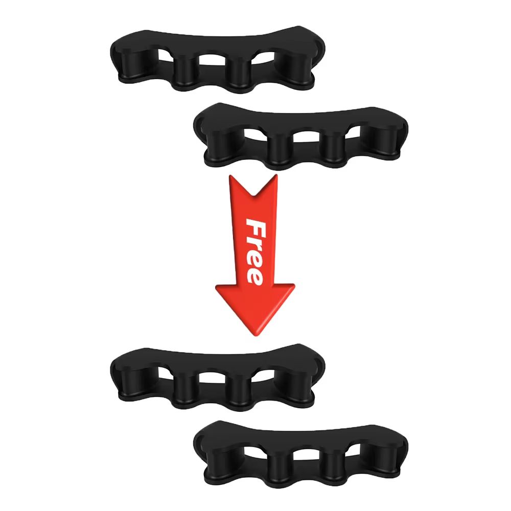 Silicone Finger Toe Protector Flexible Toe Separators Straighteners Bunion Pain Relief FootCare 9