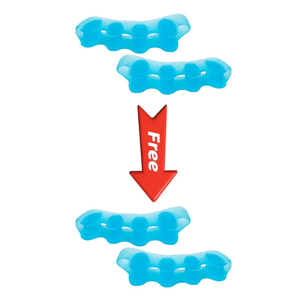 Silicone Finger Toe Protector Flexible Toe Separators Straighteners Bunion Pain Relief FootCare 6