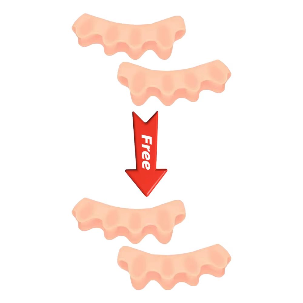 Silicone Finger Toe Protector Flexible Toe Separators Straighteners Bunion Pain Relief FootCare 7