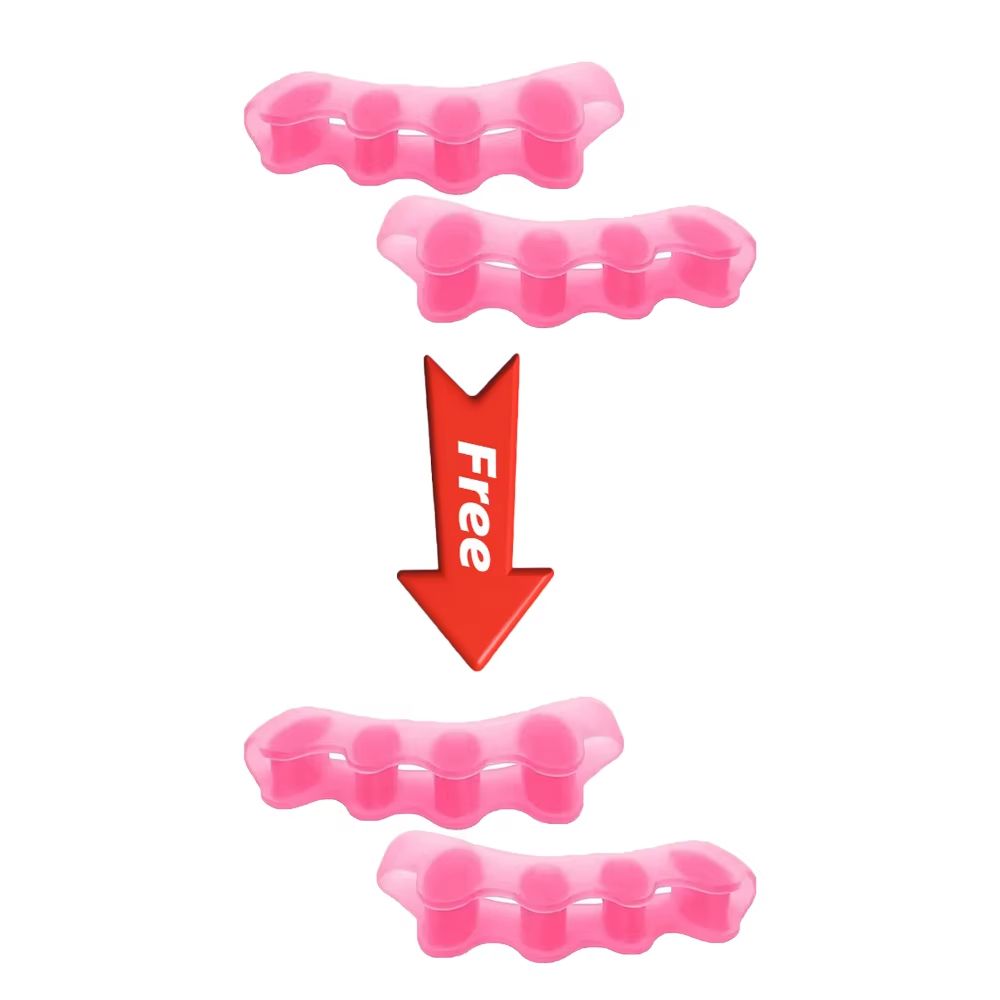 Silicone Finger Toe Protector Flexible Toe Separators Straighteners Bunion Pain Relief FootCare 8