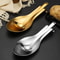 GoldPlated Thickened Stainless Steel Tableware Spoon Shelf Buffet Clip Tray Radium HotelGrade Kit 0