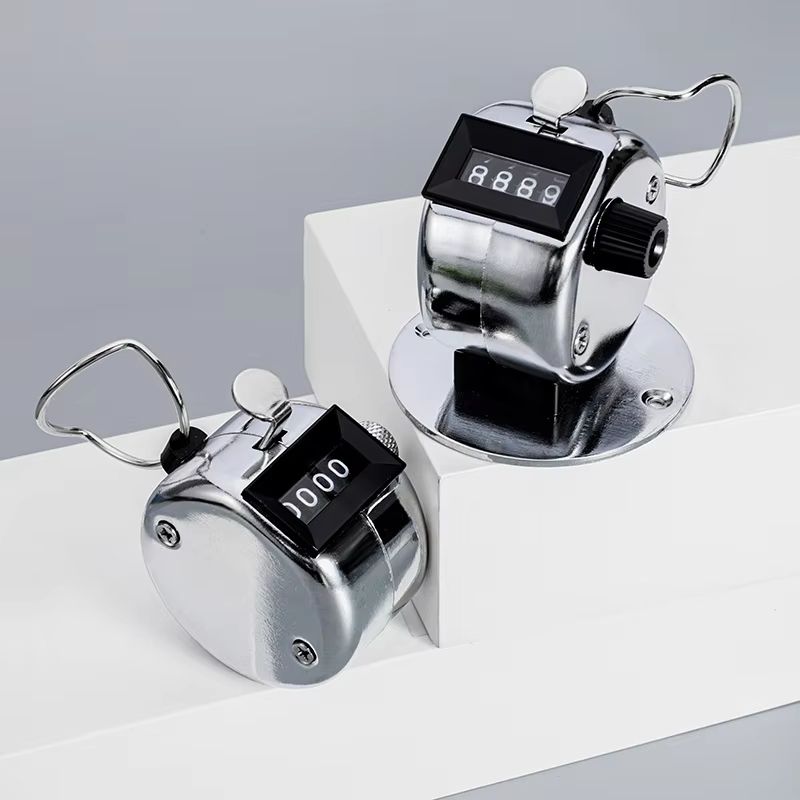 Digital Hand Tally Counter Manual Counting Clicker 4Digit Number Handheld Training Counter For Gol 1