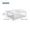Stackable Refrigerator Organizer Bins Reusable Food Storage Containers Fridge Drawer Organizer Fo 7