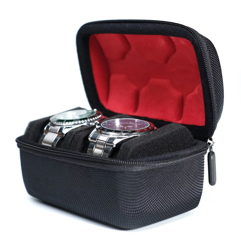 EliteTime Travel Watch Roll 235 Slot Hard Organizer Case 9