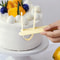 Precision Curved Cake Decorating Aid With Scale Ruler Smart DIY Cream Skirt Border Marker Tool 3
