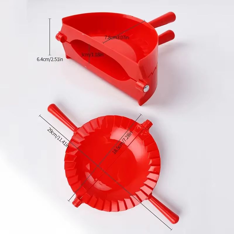 Precision ErgonomicHandle Dumpling Pastry Maker Mold MultiColor Kitchen Press Tool 9