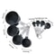 Precision 8Piece Stainless Steel Measuring Cups Spoons Set With Scale Accurate Baking Cooking To 4