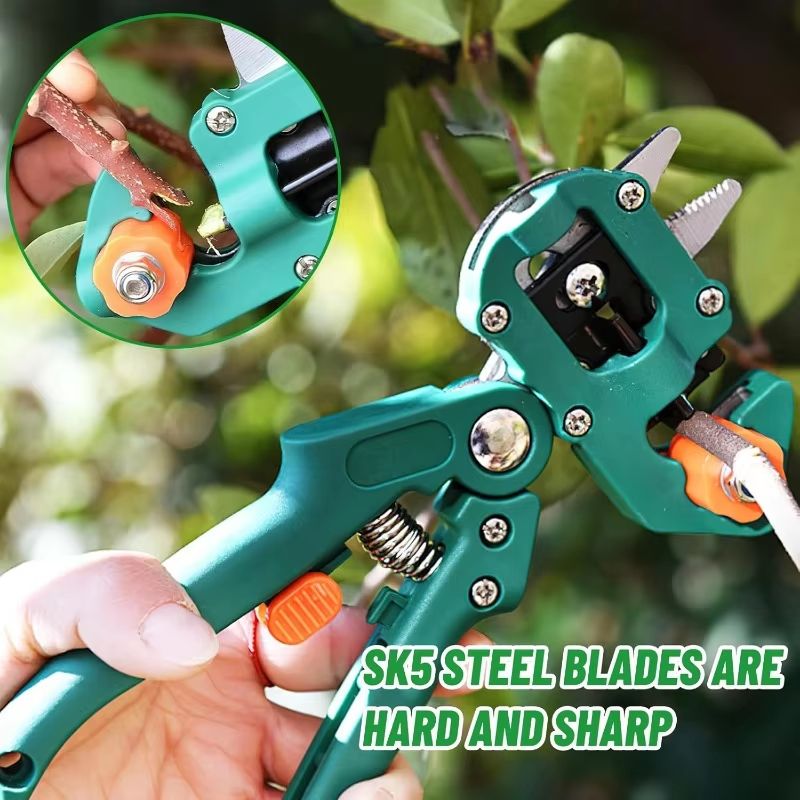 Premium Garden Bush Pruning Tool Kit  Includes Ergonomic Pruner Spare Blades  Decorative Film 2