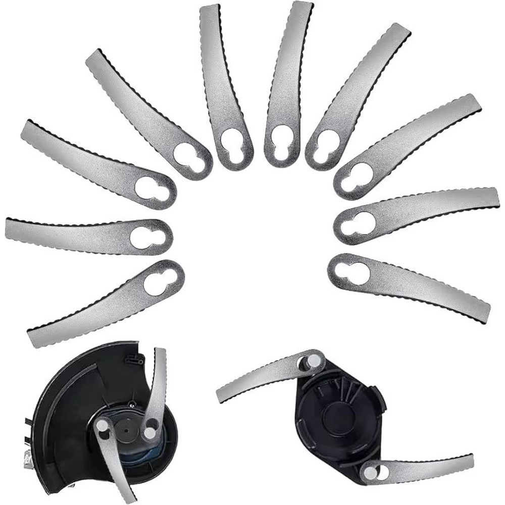 Durable Metal Blade For Brush Cutter Edger Universal Replacement Lawn MowerWeed Whacker Blade 6