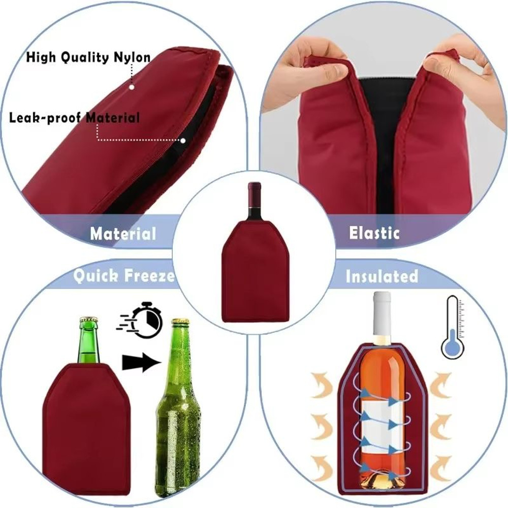 EleganceChill Champagne Wine Cooler Ice Bucket For Celebrations 3