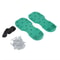 GroundWalk Lawn Aerator Shoes Spiked Garden Soil Aeration Sandals For Yard Lawn 2