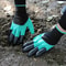 GardenPro 8Piece HandClaw Digging Gloves Set Waterproof ABS Plastic Work Gloves For Planting Propa 2