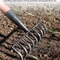 AgriGrip MultiFunctional 9Tooth Nail Rake Durable ManganeseSteel Garden Farm Tool 1