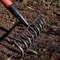 AgriGrip MultiFunctional 9Tooth Nail Rake Durable ManganeseSteel Garden Farm Tool 3