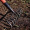 AgriGrip MultiFunctional 9Tooth Nail Rake Durable ManganeseSteel Garden Farm Tool 6