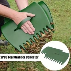 leafsweep outdoor plastic garden rake – durable tool for collecting fallen leaves & yard debris