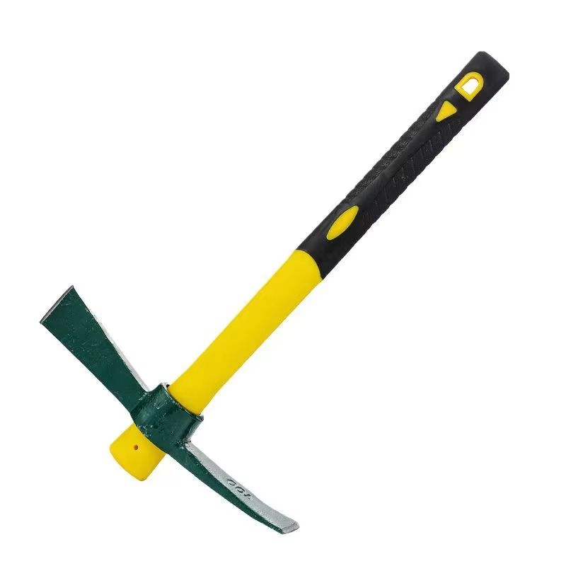 ForgeMaster Forged Weeding Garden Pick Axe With Fiberglass Handle HeavyDuty Soil Loosening Tool Fo 4