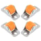 QuietGlide Silent Furniture Linear Wheels Small Fixed Castor Set Of 4 For Workbench Cart Shelves T 0