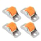 QuietGlide Silent Furniture Linear Wheels Small Fixed Castor Set Of 4 For Workbench Cart Shelves T 2