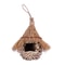 NatureNest HandWoven Grass Bird House For Wrens Finches IndoorOutdoor Lawn Patio Hut 2