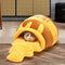 HoneyPot Warm Kennel Nest Cat Bed Soft Pet Cave With Removable Cushion NonSlip Bottom 0