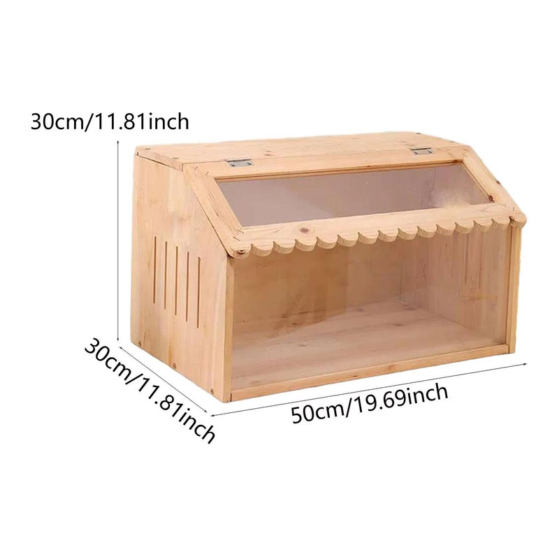 CozyNest Lightweight Brooder Box Incubator Breeding Box For Chicks Quails Small Animals 5