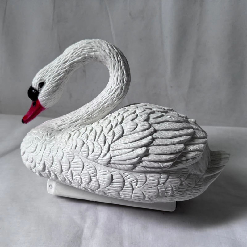 ElegantFloat Handwoven Floating Swan Figurine Decorative Garden Pond Ornament 2