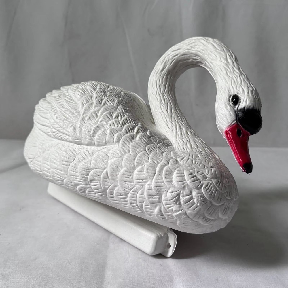ElegantFloat Handwoven Floating Swan Figurine Decorative Garden Pond Ornament 3