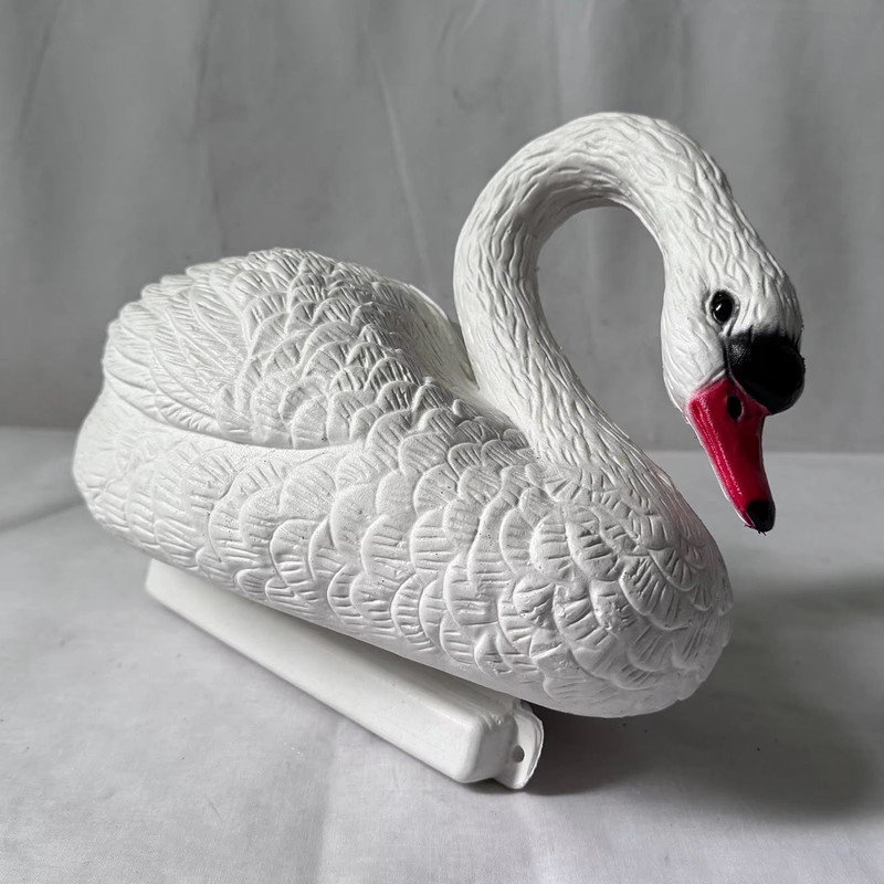 ElegantFloat Handwoven Floating Swan Figurine Decorative Garden Pond Ornament 3