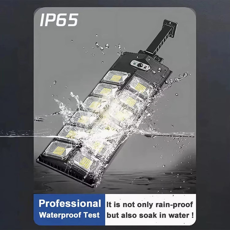 Outdoor Solar LED Wall Lamp With Motion Sensor 8000 Lm Super Bright Waterproof Garden Street Ligh 3