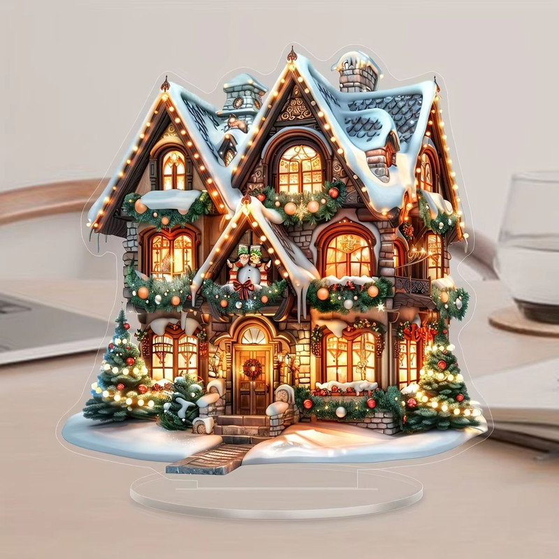 Christmas Style MultiFunctional Desktop Decoration Festive Home Office Bedroom Ornament Gift Idea 6
