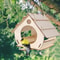 Hanging Wooden Bird Feeder DIY Outdoor Garden Decorative BirdcageBirdhouse 1