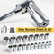 Multifunctional 719 Mm Magic Socket Extension Rod Set One Tool Many Nuts Bolts 1