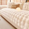 Thick Plush Imitation Rabbit Fur Sofa Slipcover NonSlip Sofa Cushion 7