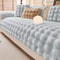 Thick Plush Imitation Rabbit Fur Sofa Slipcover NonSlip Sofa Cushion 8